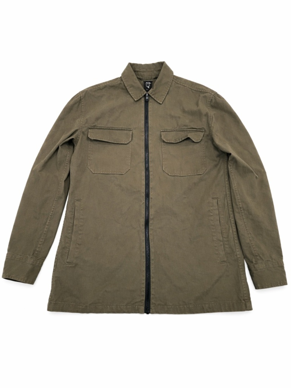 Original Use Olive Green Military Zip Utility Jacket